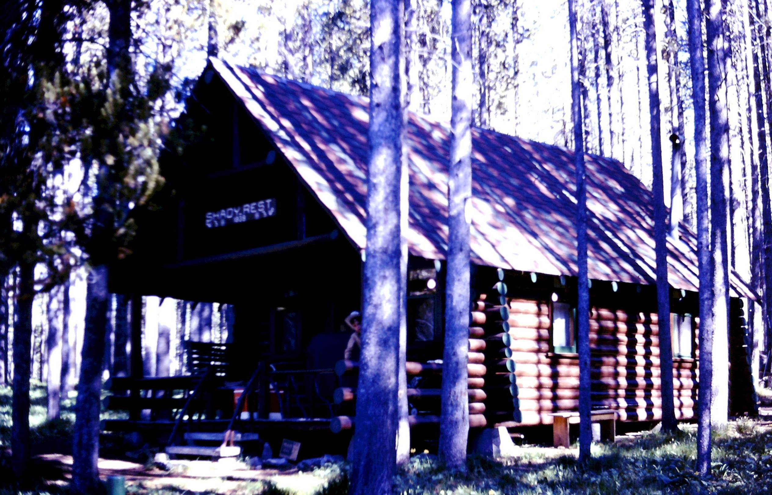 1971 06 - Yellowstone - Cabin 01