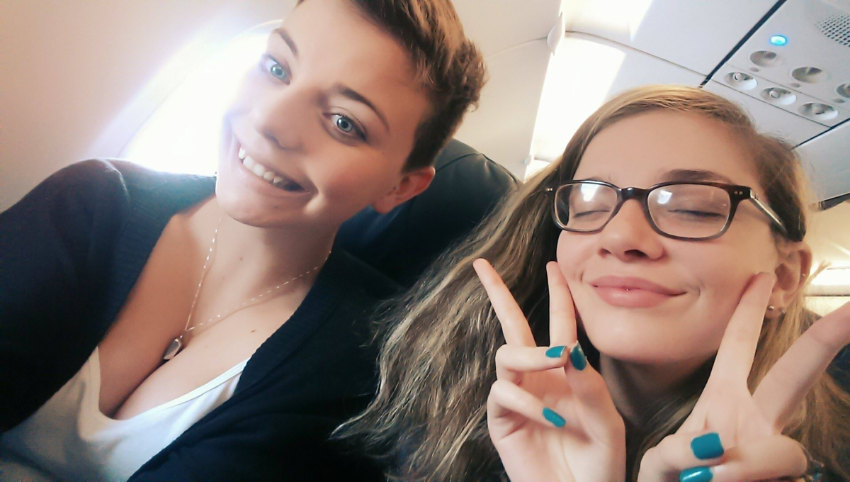 2015 07 - Trip 100 - Flight to Boston - Sarah Emily