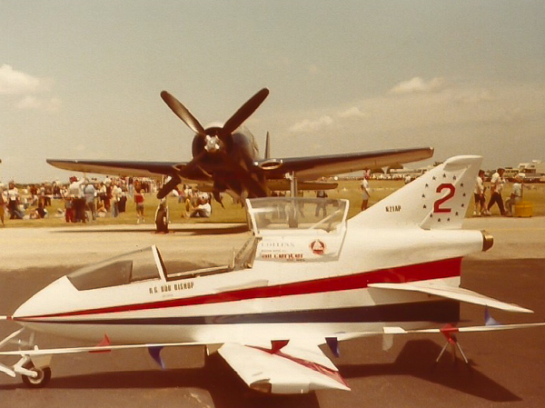 4B WWII-Fighter - F8F Bearcat - 1976 - Tinker AFB - 103 w MicroJet JEE