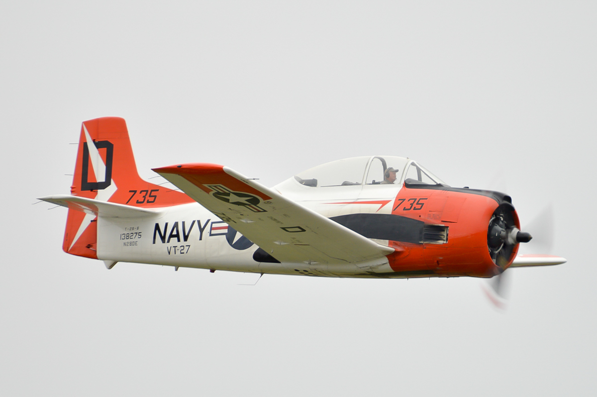 5J-Postwar-Trainer - T-28 Trojan - 2015 11 - Monroe - 203-2