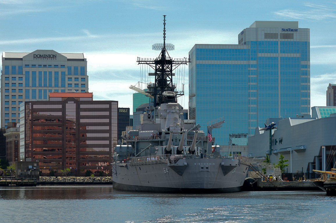 Battleship - 1943 Iowa Class - BB-64 Wisconsin - 2015 05 - Norfolk - 01-2