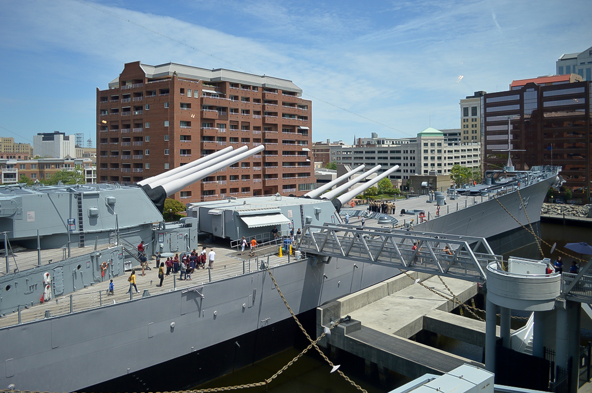 Battleship - 1943 Iowa Class - BB-64 Wisconsin - 2015 05 - Norfolk - 07-2