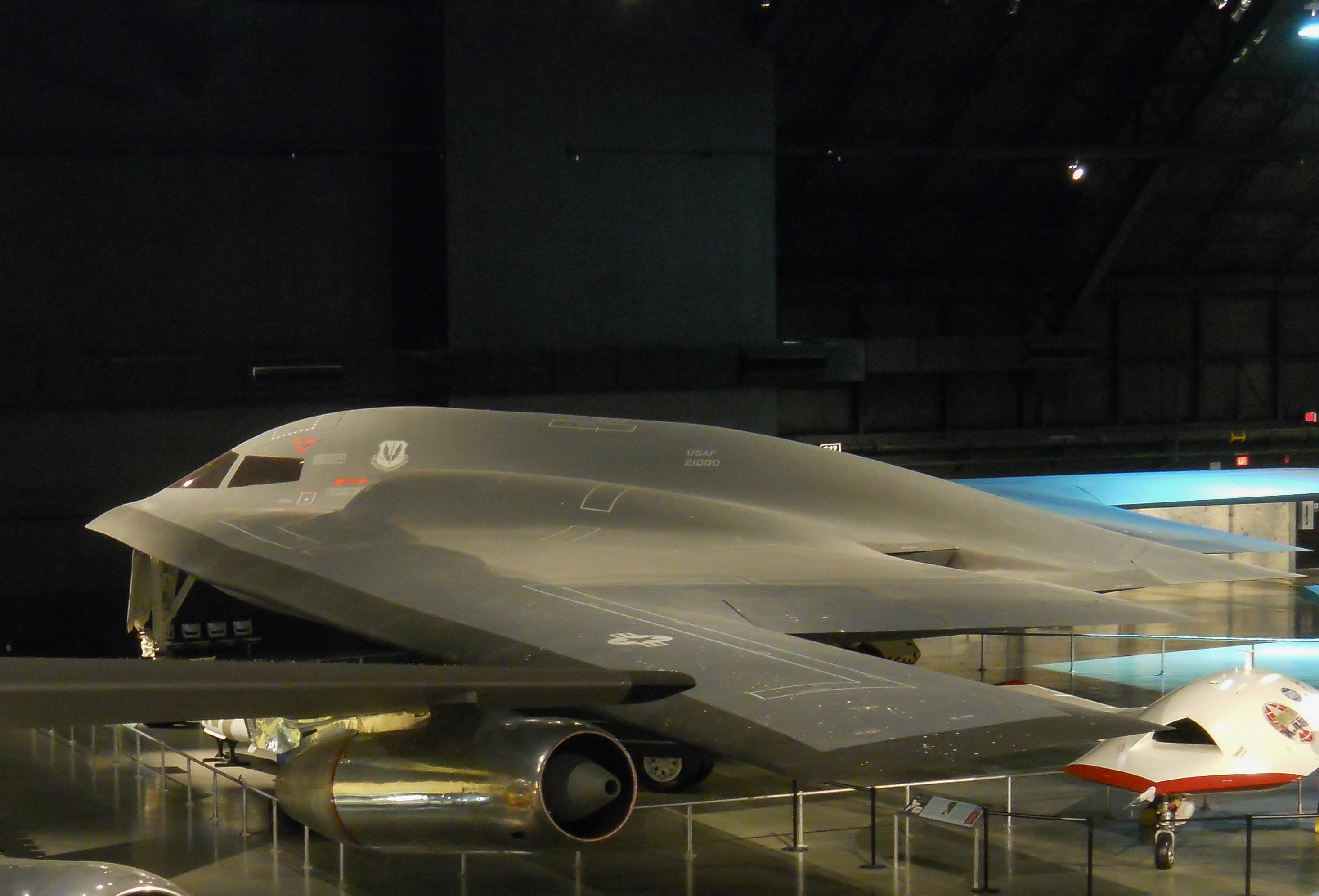 Military - Bomber - B-2 Spirit - 2014 06 - Air Force Museum - 02 - Structural Test Prototype