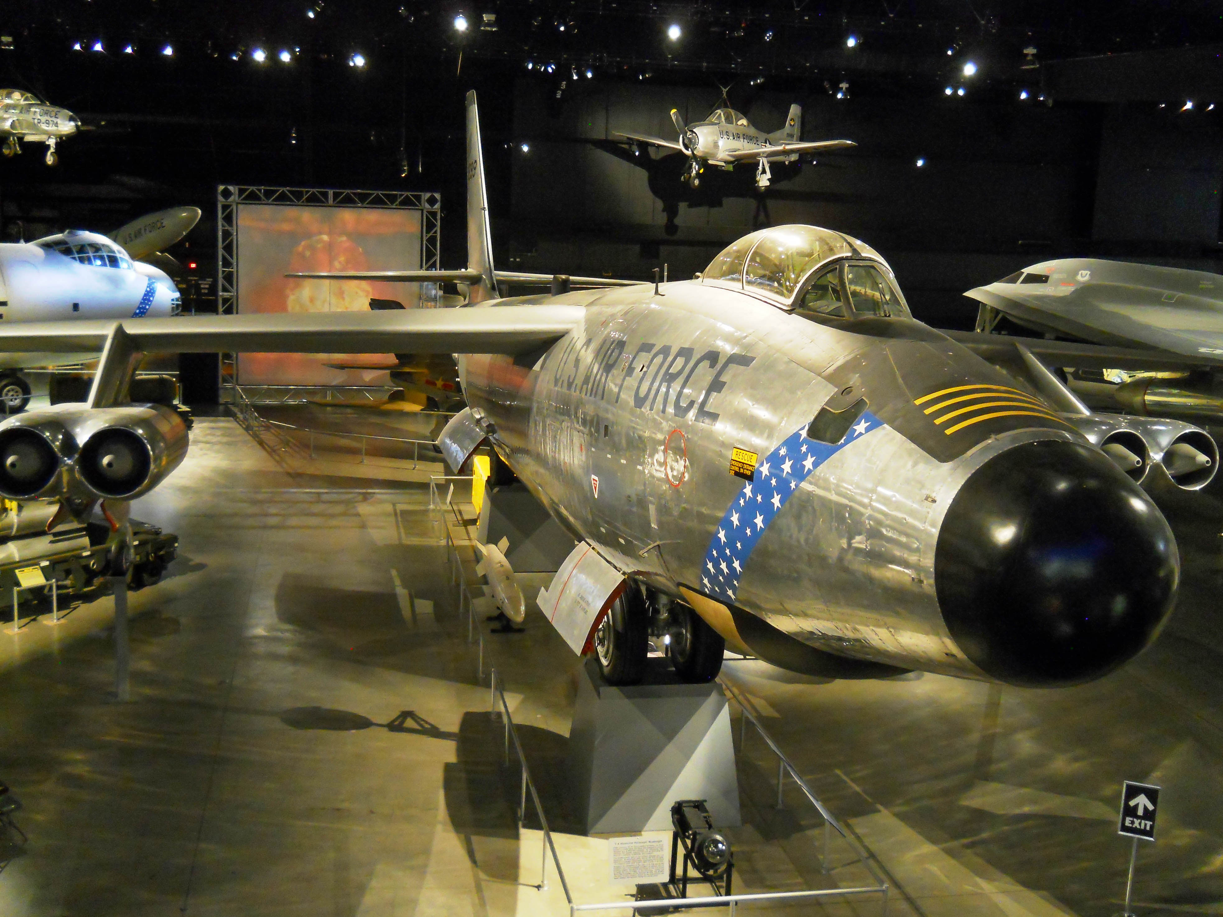 Military - Bomber - B-47H Stratojet - 2014 06 - Air Force Museum - 04