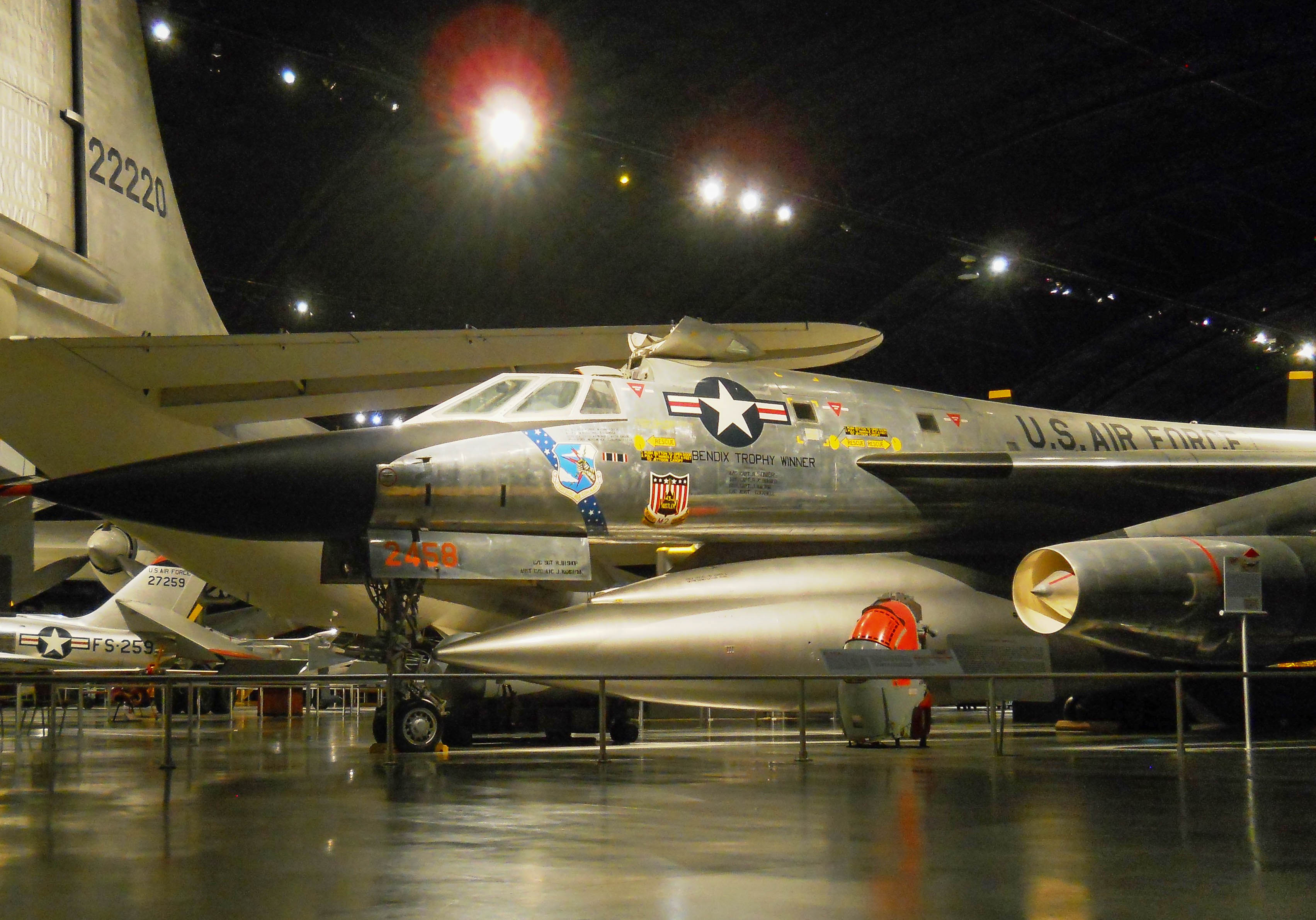 Military - Bomber - B-58A Hustler - 2014 06 - Air Force Museum - 01