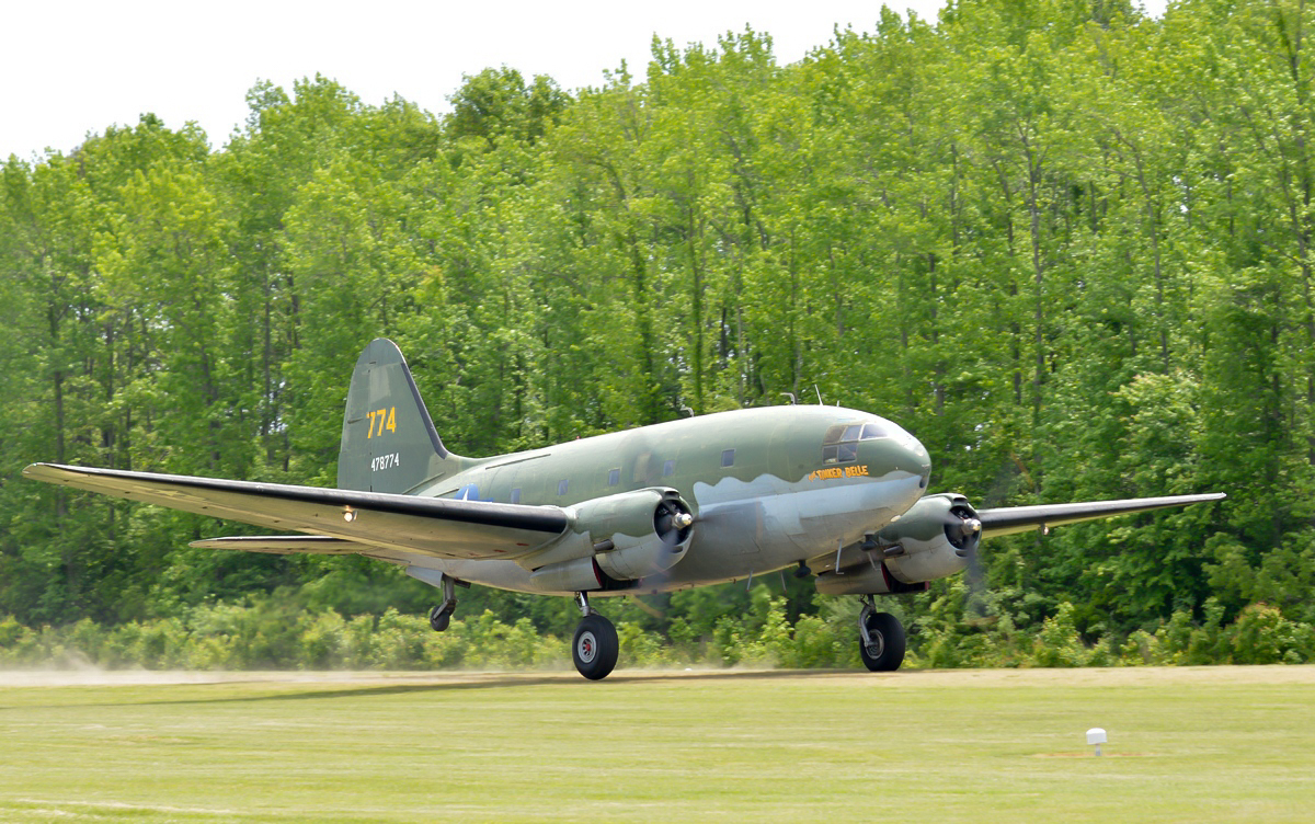 Military - Cargo - C-46F Commando - Tinker Belle - 2015 05 - Military Aviation Museum - 01