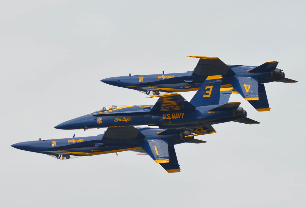 Military - Fighter - F-18 Hornet - 2015 04 - Beaufort Airshow - 137 - Blue Angels