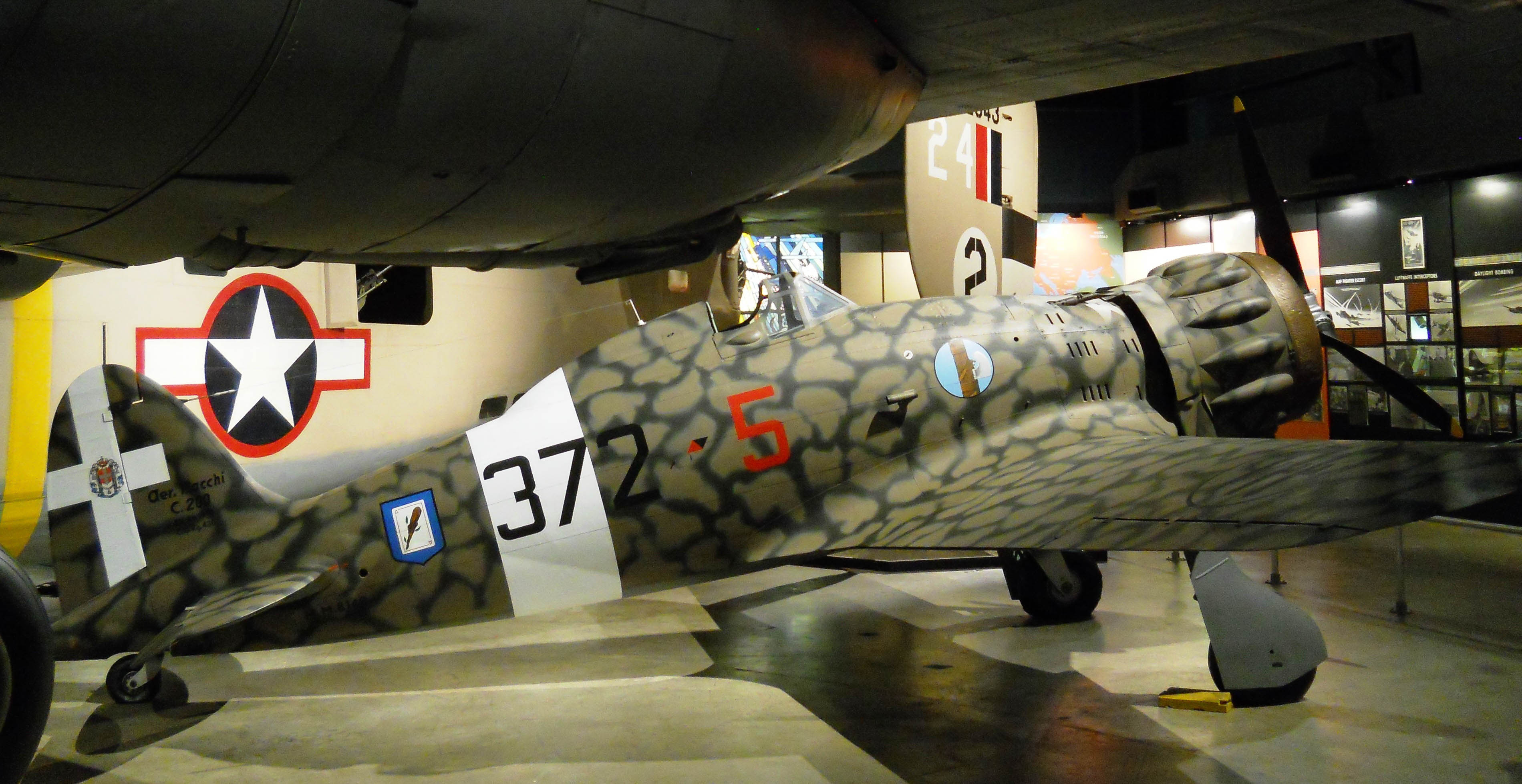 Military - Fighter - MC.200 Saetta - 2014 06 - Air Force Museum -01