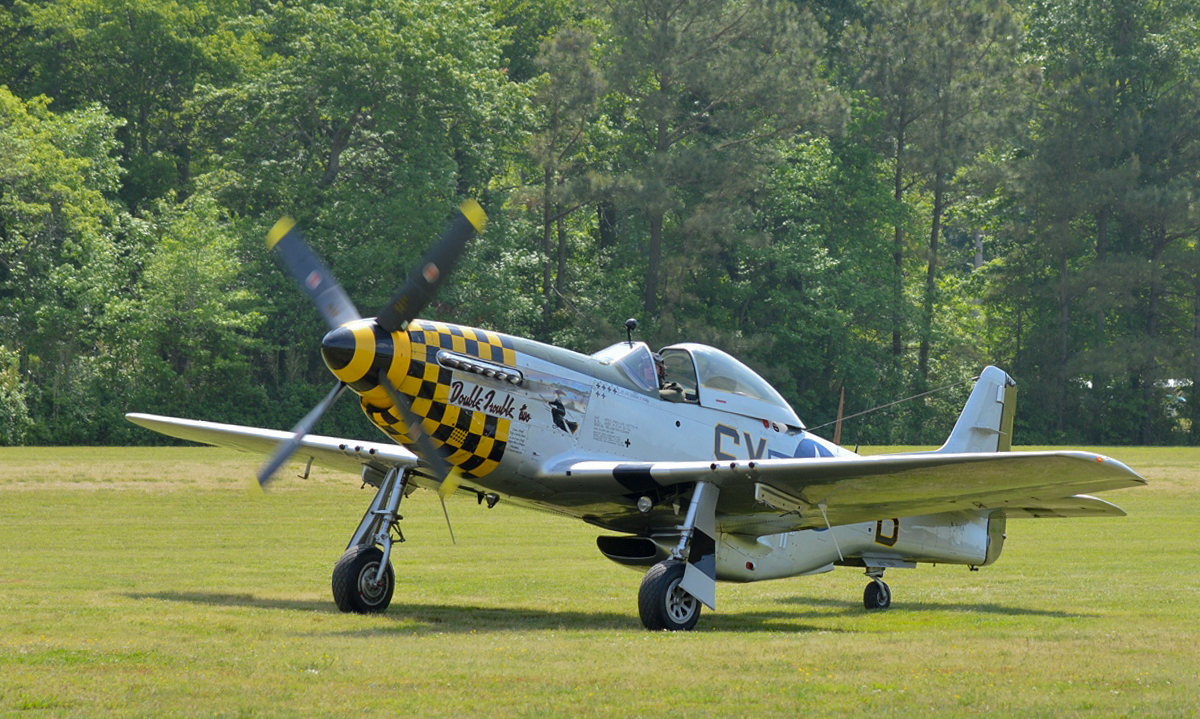 Military - Fighter - P-51D -25NA Mustang - Double Trouble Two - 2015 05 - Military Aviation Museum - 02