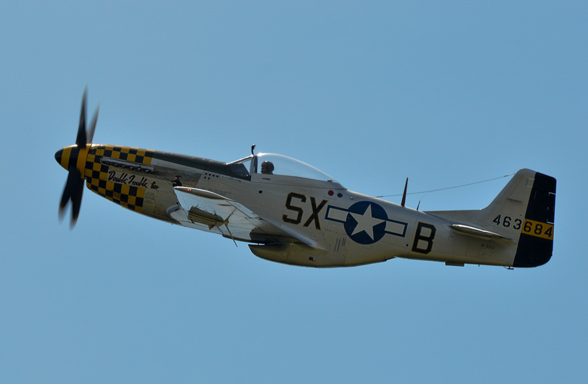 Military - Fighter - P-51D -25NA Mustang - Double Trouble Two - 2015 05 - Military Aviation Museum - 05