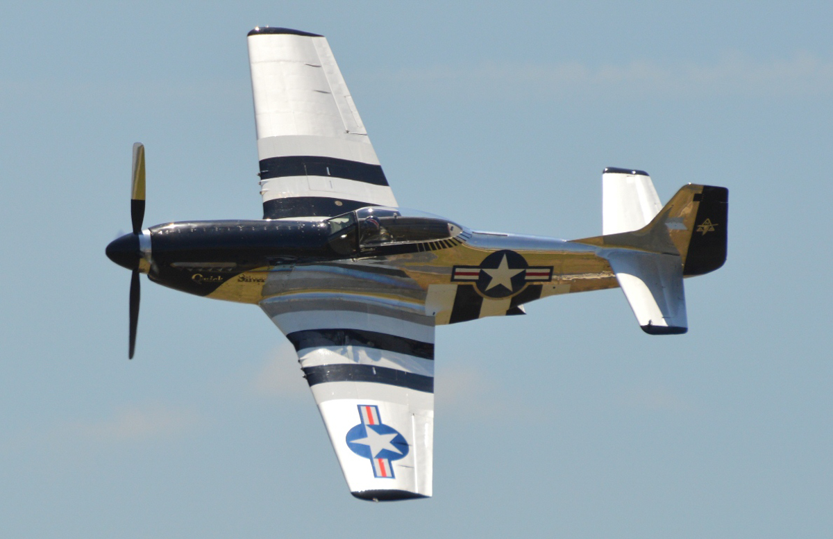 Military - Fighter - P-51D Mustang - Quick Silver - 2015 05 - Seymour Johnson - 03