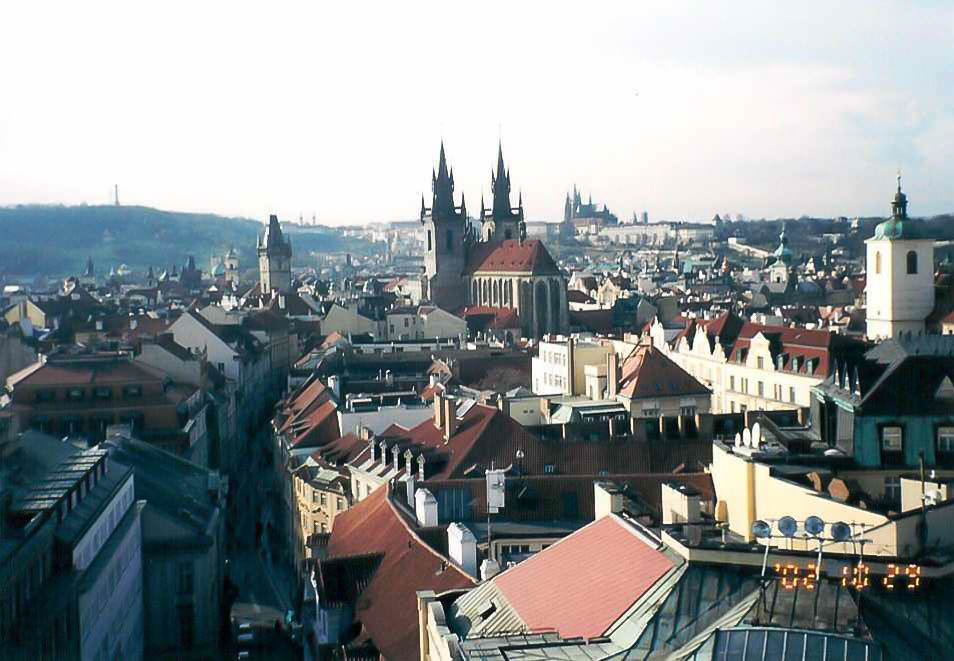 Prague - 2002 10 - 131 - City from Powder Gate