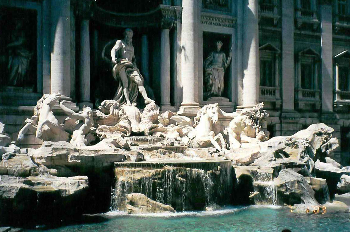 Rome - 2003 07 - 189 - Trevi Fountain